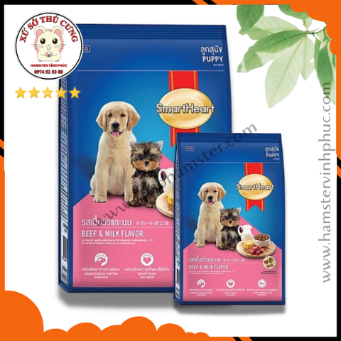 Thức ăn cho chó con Smartheart 1500gr
