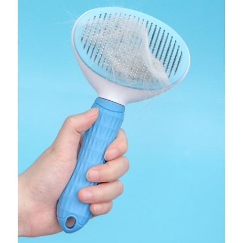 Lược lấy lông cho chó mèo, lược chó mèo có nút đẩy