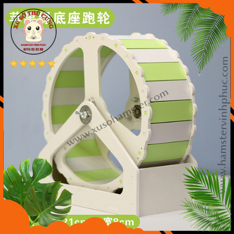 WHEEL GỖ LỚN HAMSTER CHÂN ĐỀU