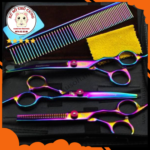 Bộ kéo lược cắt tỉa lông chó mèo