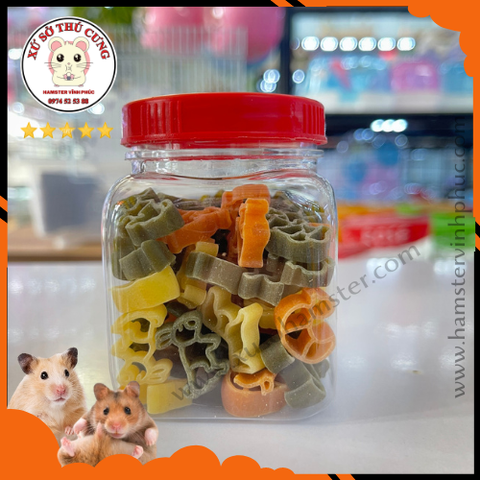 Bỏng ngũ cốc hình thú cho hamster