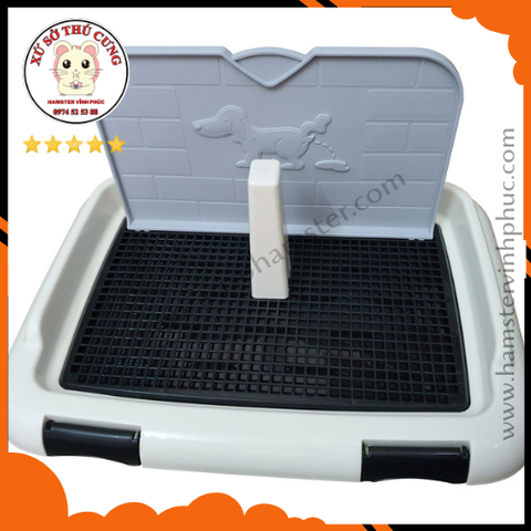 Khay vệ sinh cho chó có tường