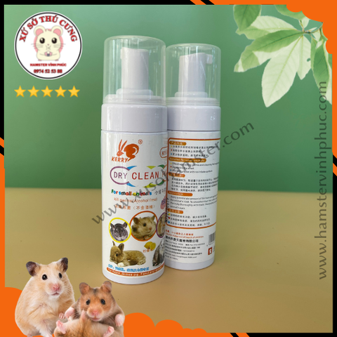 Sữa tắm kerry cho thỏ, chuột lang, hamster 150ml