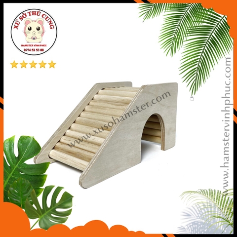 Nhà ngủ gỗ bậc thang cho hamste