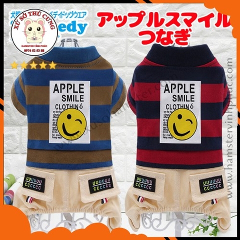 Quần áo chó mèo apple