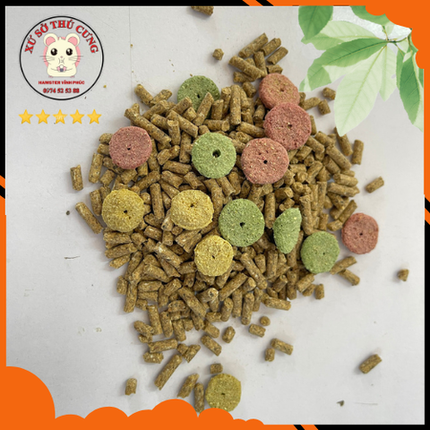 Thức ăn thỏ , bọ ú mix rau củ