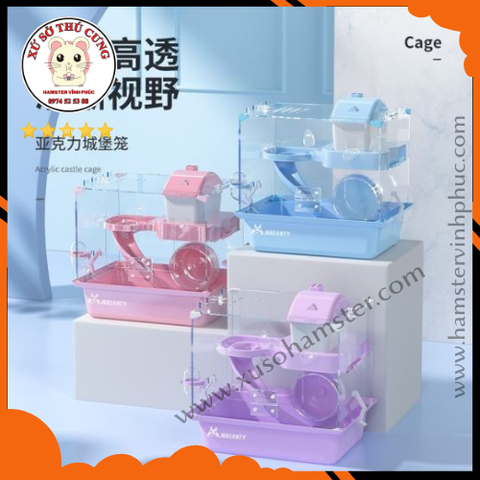 Lồng hoàng tử bằng mika trong suốt