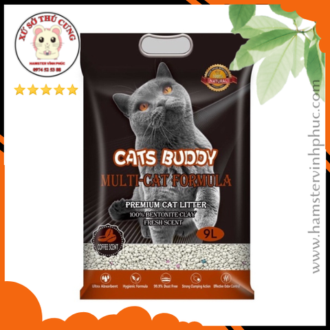 Cát vệ sinh mèo buddy 16l