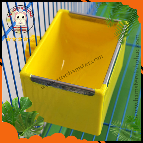 Máng ăn gắn lồng cho thỏ, bọ ú.