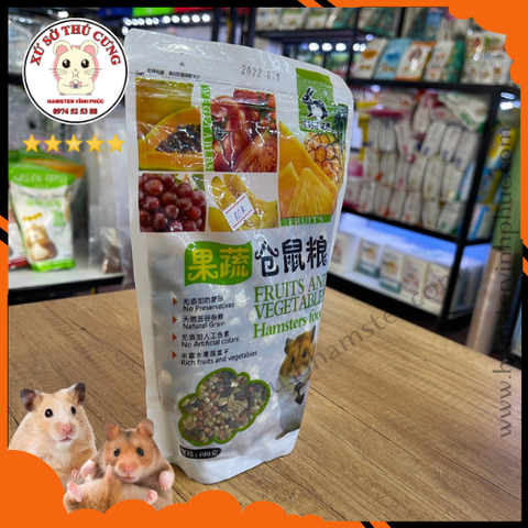 Thức ăn hamster JESSIE vị rau củ quả NK