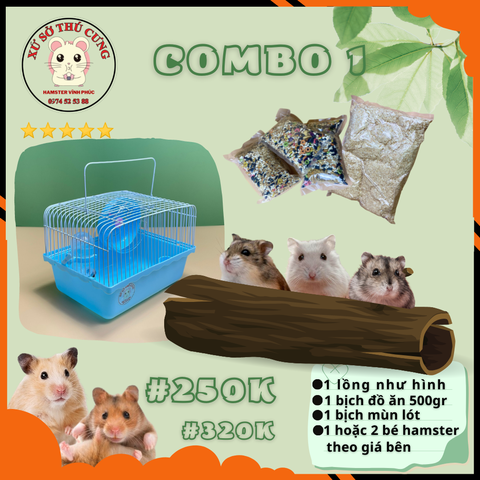 COMBO NUÔI HAMSTER SỐ 1
