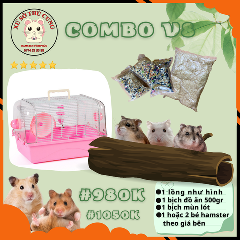 COMBO NUÔI HAMSTER VIP 8