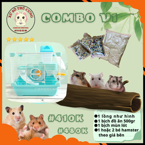COMBO NUÔI HAMSTER VIP 1