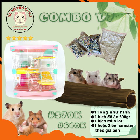 COMBO NUÔI HAMSTER VIP 7