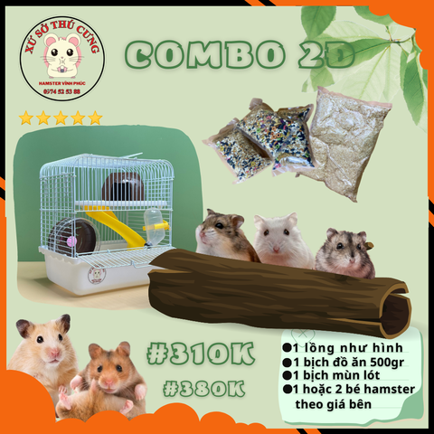 COMBO NUÔI HAMSTER NHÀ TUYẾT