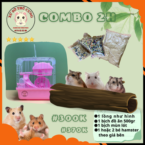 COMBO nuôi hamster số 2 nhà hề
