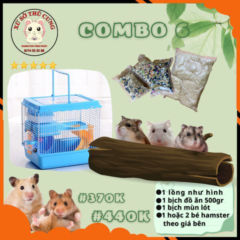 COMBO NUÔI HAMSTER SỐ 6