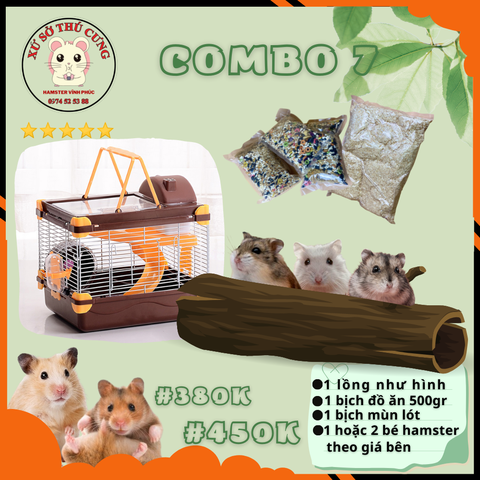 COMBO NUÔI HAMSTER SỐ 7