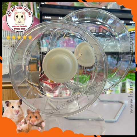 wheel chạy trong suốt nhỏ 16cm
