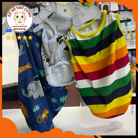 ÁO CHÓ MÈO. Áo 3 lỗ 4 mùa