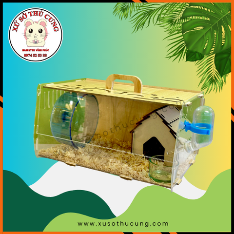 lỒNG GỖ MIKA FULL SET NHỎ