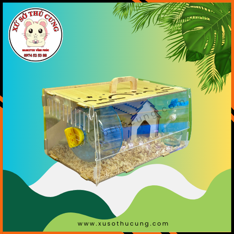 lỒNG GỖ MIKA FULL SET NHỎ