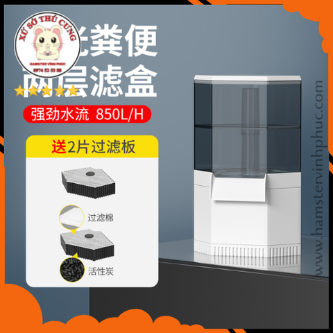 mÁY LỌC NƯỚC CHO RÙA, BỂ CÁ 850L/H