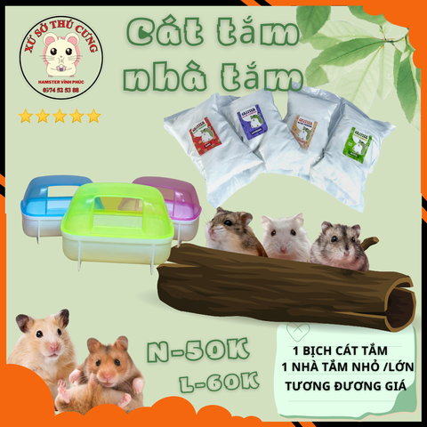 COMBO CÁT TẮM NHÀ TẮM