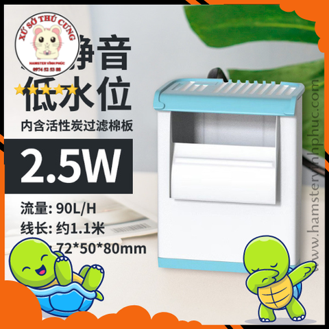 Máy lọc bể rùa, bể cá nhỏ 90l