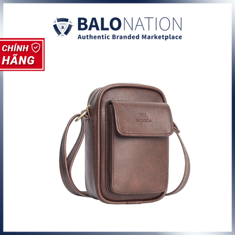 Túi đeo chéo da unisex mini FADODA FDC15 - Đựng phụ kiện nhỏ gọn, thời trang, chống thấm nước