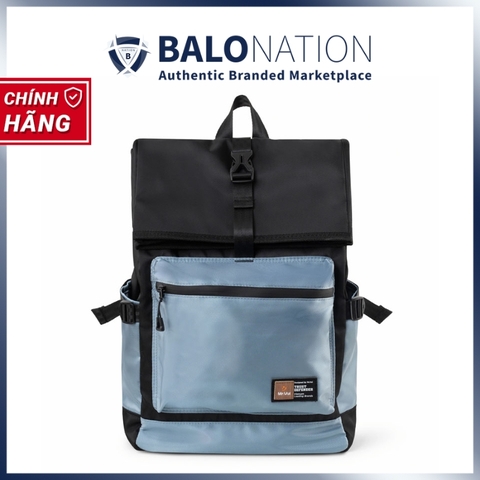 Balo teen MR VUI 1028 laptop 14 inch nắp gập dành cho học sinh sinh viên - Tối giản, vải dày dặn trượt nước