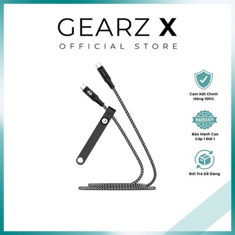 Cáp USB-C To USB-C 2m HYPERDRIVE Video, Data And Charging 10Gbps/100W HD-CBG601