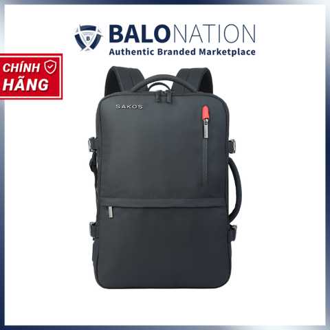 Balo Du Lịch Laptop 15.6 Inch SAKOS PLENA Có Thể Mở Rộng - BH Dài Hạn
