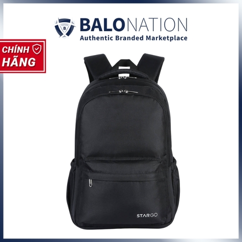 Balo laptop 15.6 inch STARGO Famil chất vải trượt nước, bền màu, siêu nhẹ, quai đeo thoáng khí