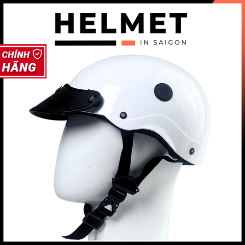 Mũ bảo hiểm 1/2 đầu mỏ da ĐỨC HUY 309 JOKO - MBH nửa đầu hiện đại, an toàn, êm nhẹ, thoải mái