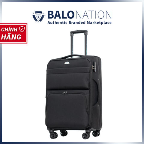 Vali kéo vải HÙNG PHÁT 026 size cabin xách tay 20 inch - Trượt nước, nới rộng tăng 25% dung tích, khóa 3 số