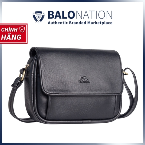 Túi đeo chéo da FADODA FN22 nhỏ gọn, nhiều ngăn - Vintage, chống thấm nước, không bong tróc
