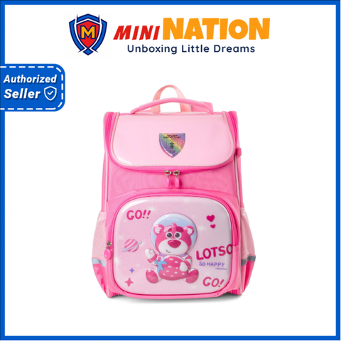 Balo chống gù MR VUI 1038 dành cho bé trai bé gái học sinh Tiểu học lớp 3 4 5 - Bảo vệ cột sống, quai đeo trợ lực