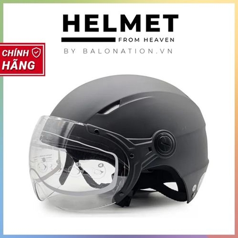 Mũ bảo hiểm 1/2 đầu Có Kính PROTEC VIC Độ che phủ sâu hơn
