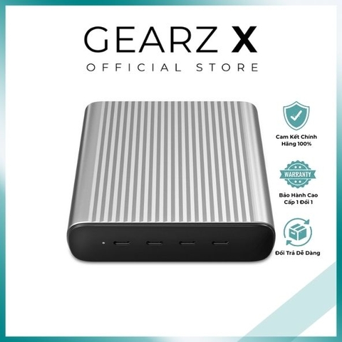 Sạc Đa Cổng HYPERJUICE Gan 245W Charger 4 USB-C PD/PPS/QC4.0+ Nhỏ Nhất Thế Giới – HJGAN245