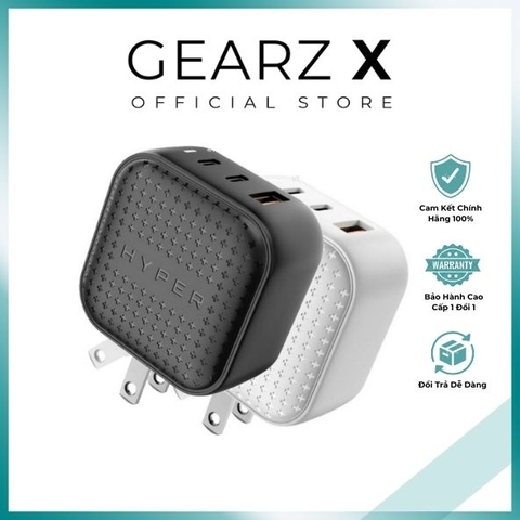 Sạc Đa Cổng PD/QC3.0 66W Và PPS 45W HYPERJUICE GaN Charger (2C1A) Nhỏ Nhất Thế Giới HJ265