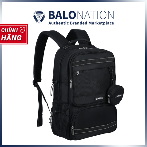 Balo laptop 15.6 inch STARGO Nerio - Siêu nhẹ, đứng form, nhiều ngăn khoa học, trượt nước, bền bỉ, hiện đại