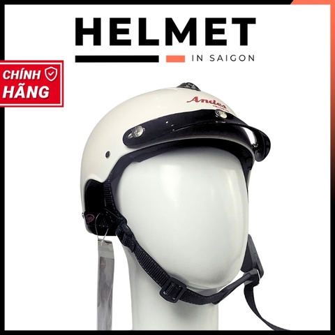 [CHÍNH HÃNG] Mũ bảo hiểm 1/2 đầu ANDES 3S108 không kính - MBH nửa đầu cứng cáp, chuẩn an toàn, chịu được va đập mạnh