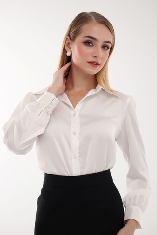 Áo sơ mi Aster trắng