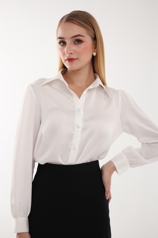 Áo sơ mi Aster trắng