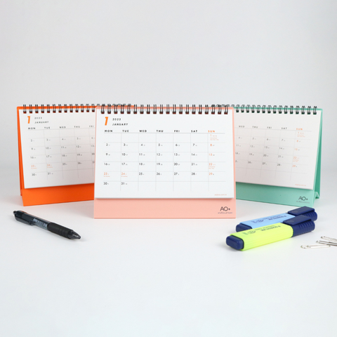 Lịch Để Bàn 2023 Tiện Lợi, Thanh Lịch 6 Màu