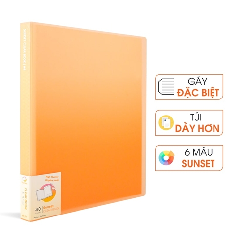 Bìa Lá Sunset Đổi Màu Thông Minh
