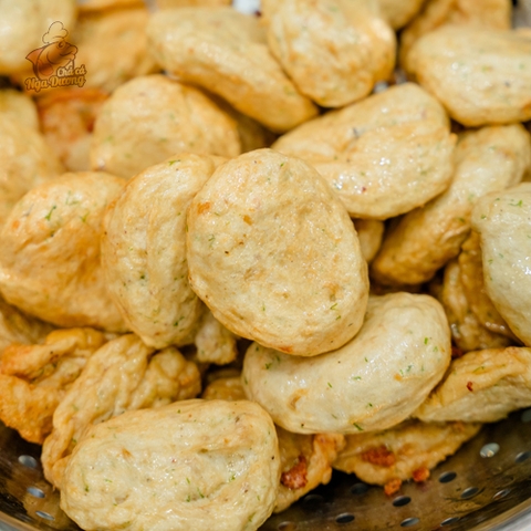 Chả các nhạc rán sơ (dạng miếng)