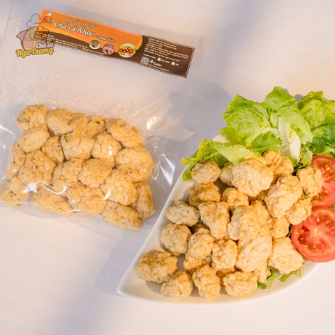 Chả cá nhạc rán sơ (dạng viên)