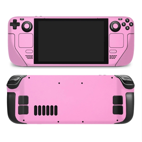 Bộ Decal Dán Steam Deck Chống Xước Màu Hồng